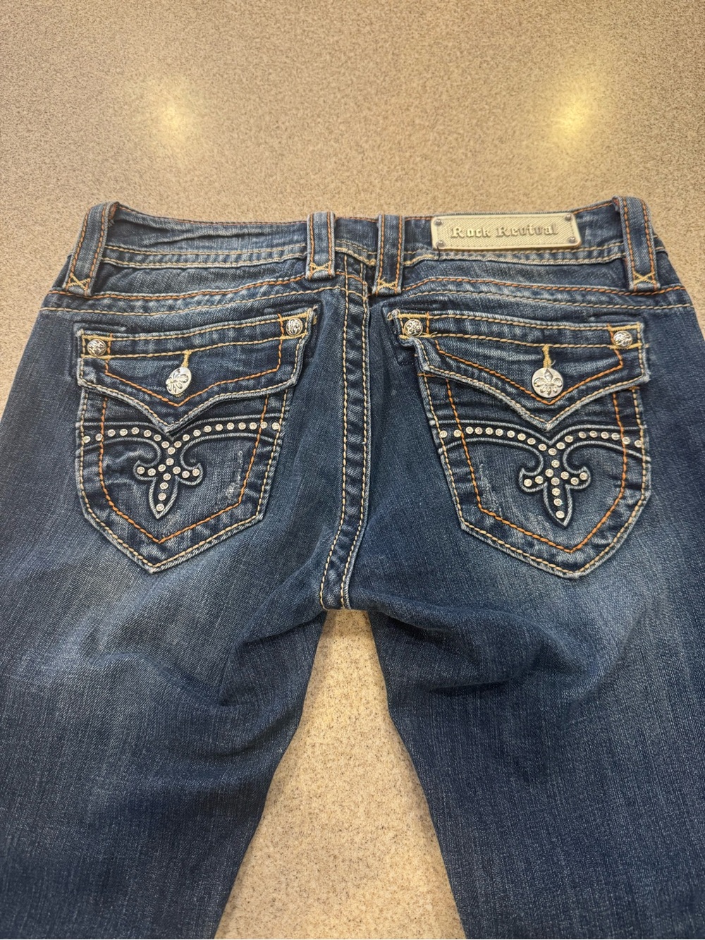 Rock revival 28 Jen boot cut jeans altered length